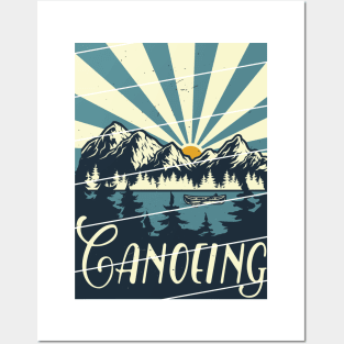 Canoeing Posters and Art